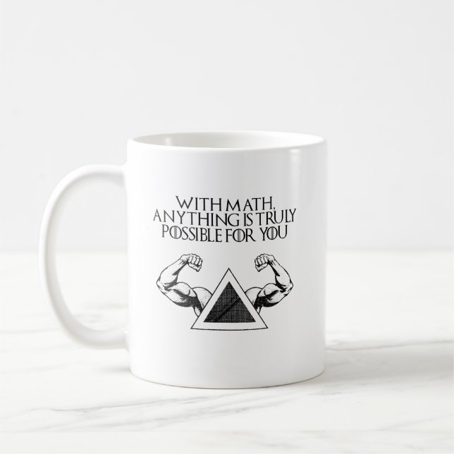 Mug Avec les maths, tout est vraiment possible pour vo (Gauche)