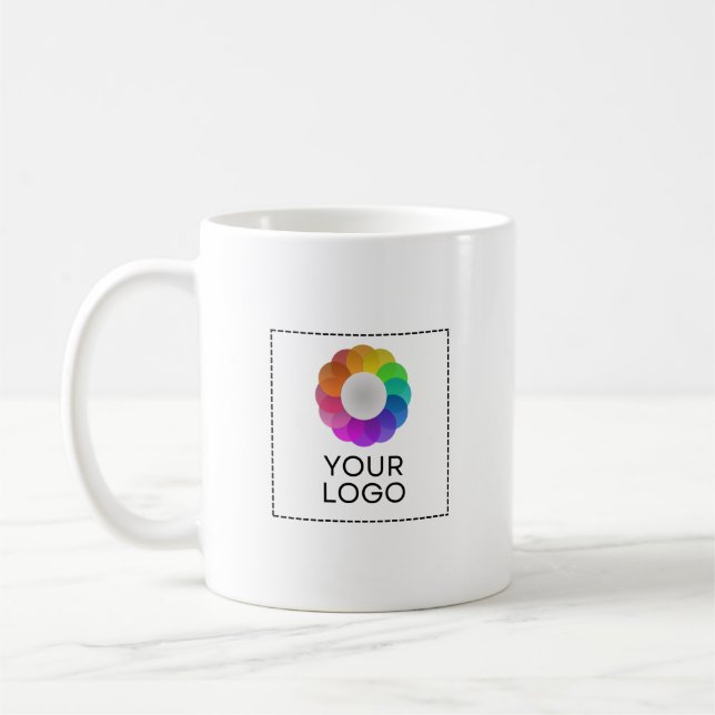 Mug avec logo personnalisé, Quantité minimum faibl (Gauche)