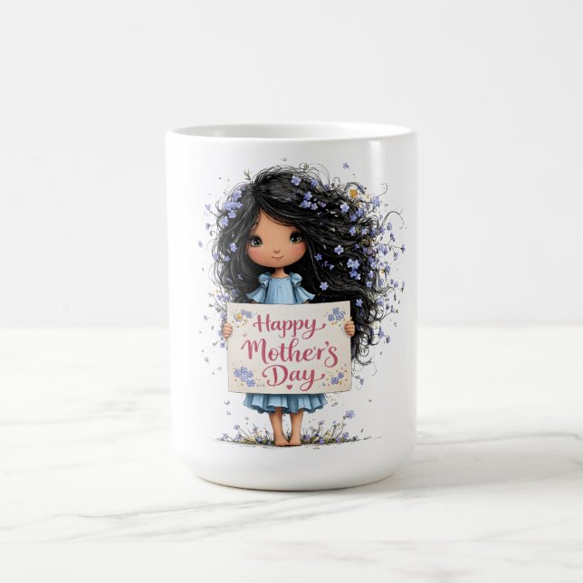 Mug avec message adorable pour la fête des mères (Centre)