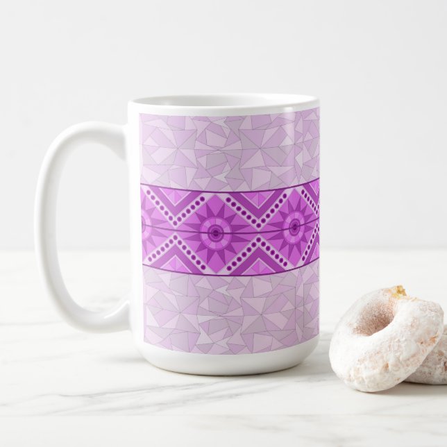 MUG AVEC MIX ART VIOLET COOL (Avec donut)
