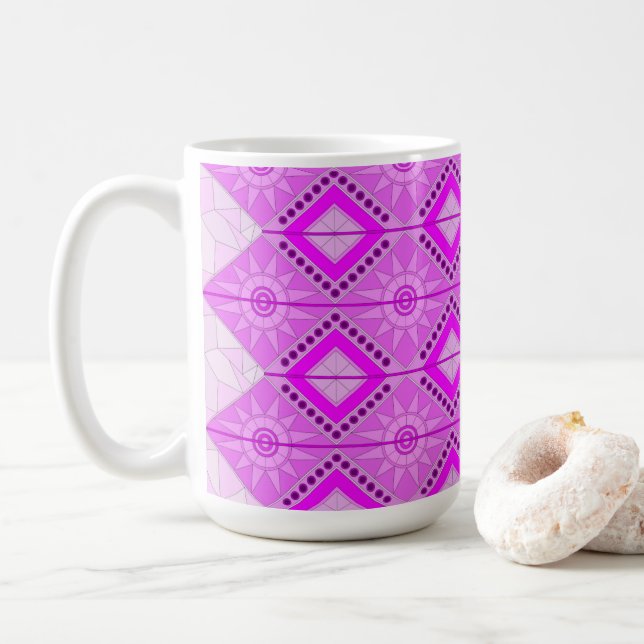 MUG AVEC MIX ART VIOLET COOL (Avec donut)