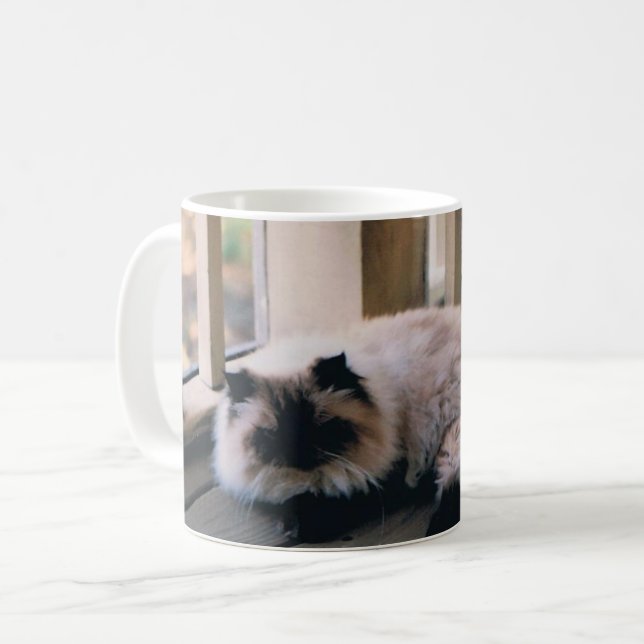 Mug avec photo d'un chat de l'Himalaya (Devant gauche)