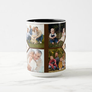Mug avec photos de famille personnalisées