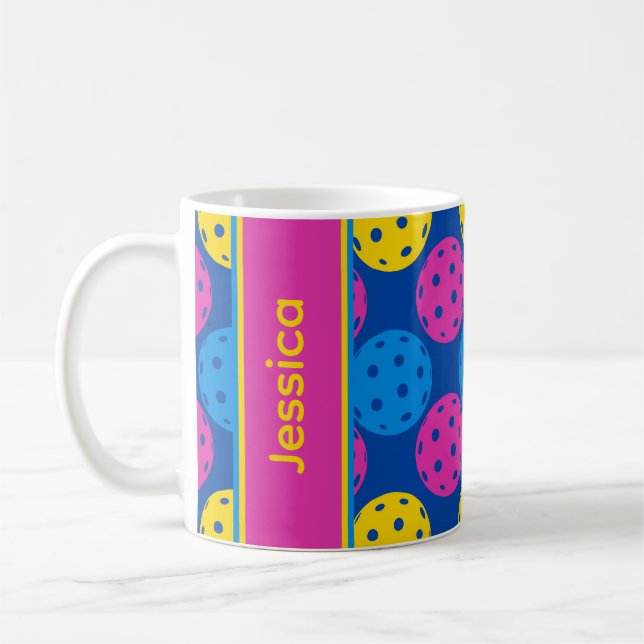 Mug Avec son propre nom The Sip & Smash pickleball (Gauche)