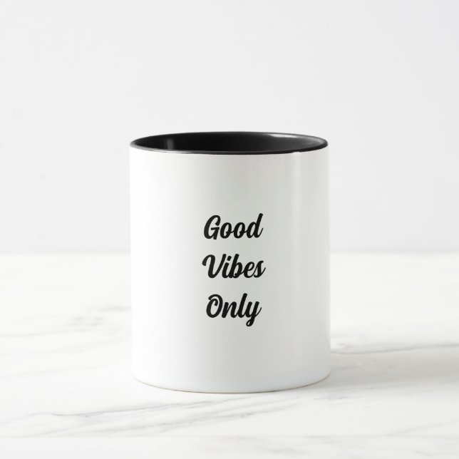 Mug avec titre GoodVibes Only (Centre)
