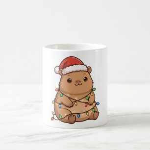 Mug avec un capybara mignon avec un chapeau de Pèr