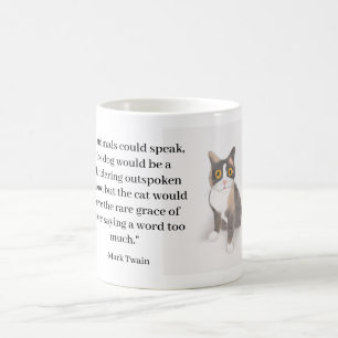 Mug avec un chat et une citation sage - 1