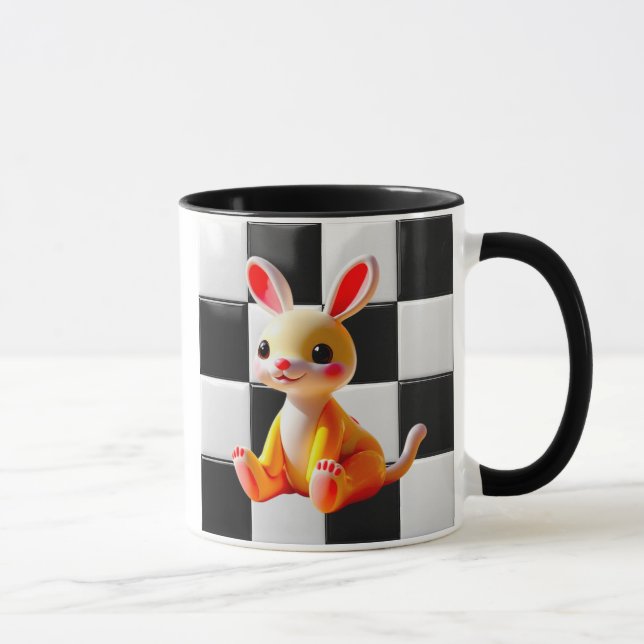 mug avec un lapin super mignon. (Droite)