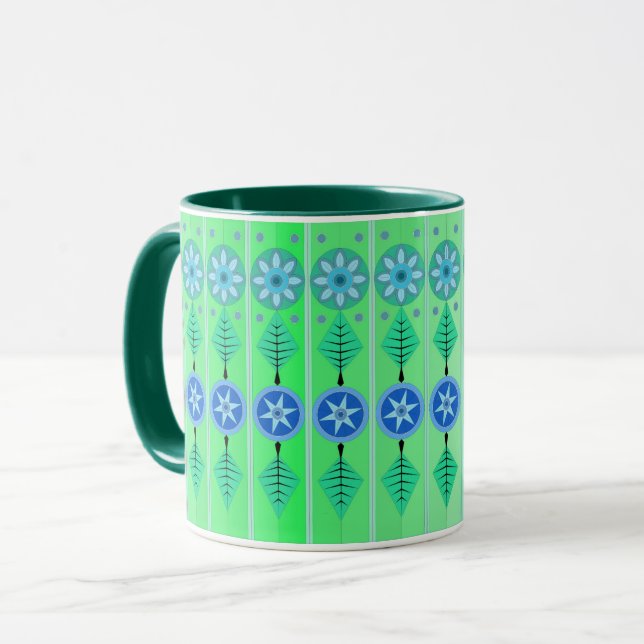 MUG AVEC UNE ART COOL POUR CADEAU D'ANNIVERSAIRE (Devant gauche)