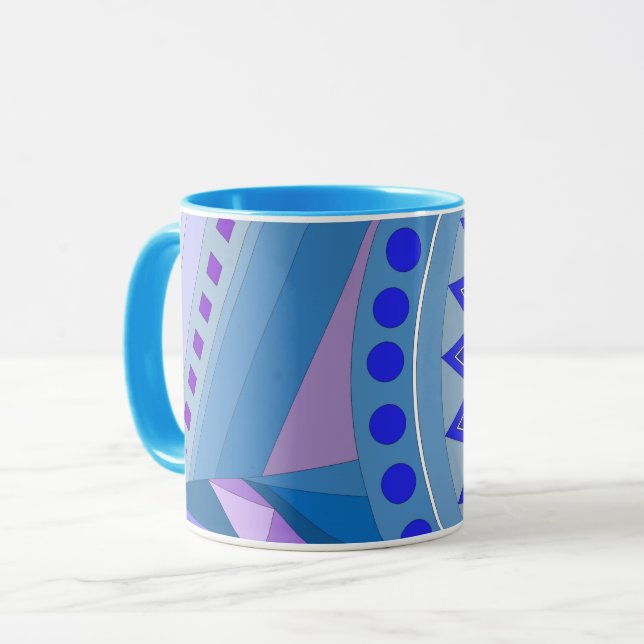 MUG AVEC UNE ART COOL POUR CADEAU D'ANNIVERSAIRE (Devant gauche)