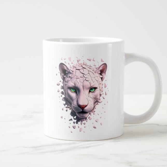 Mug avec une panthère stylisé (Droite)
