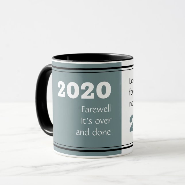 Mug AVENIR 2020 | Perspectives 2021 | Nouvel An (Devant gauche)