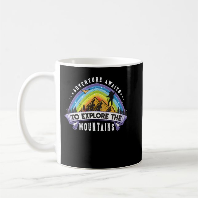 Mug Aventure Attend Pour Explorer Les Montagnes (Gauche)