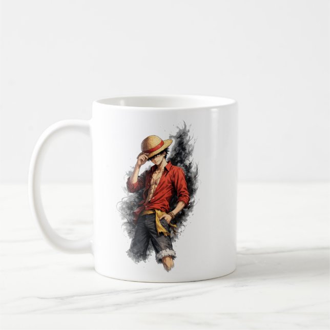 Mug Aventure Chapeau de Paille Aquarelle (Gauche)