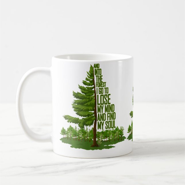 Mug Aventure de camping amateur de la nature et dans l (Gauche)