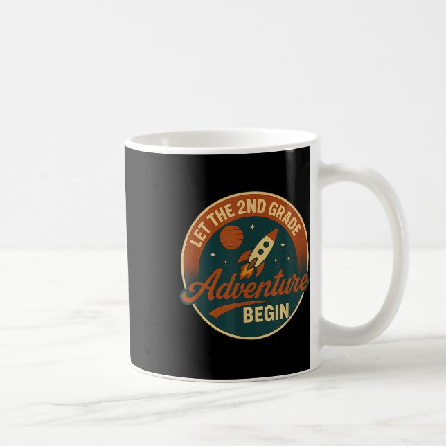 Mug Aventure de deuxième année Fusée Enfants ou profes (Droite)