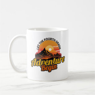 Mug Aventure de quatrième année   Enseignant de 4e ann
