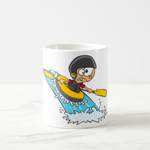 Mug Aventure de rafting en eau vive avec Scared Boy
