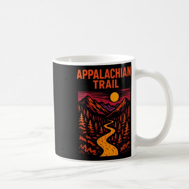 Mug Aventure de randonnée féminine dans les Appalaches (Droite)