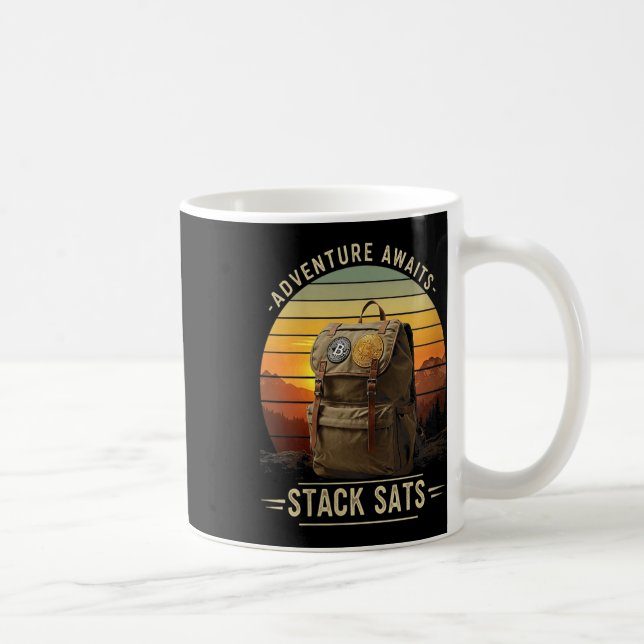Mug Aventure de randonnée pour femmes Randonnée Blockc (Droite)