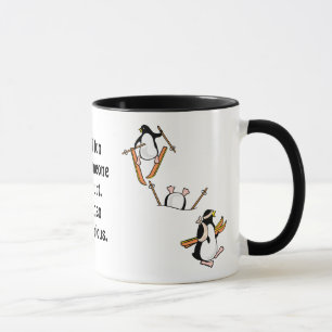 Mug Aventure de ski de pingouin