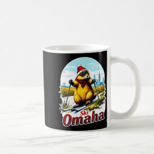 Mug Aventure de ski mignonne dans la prairie de la mar