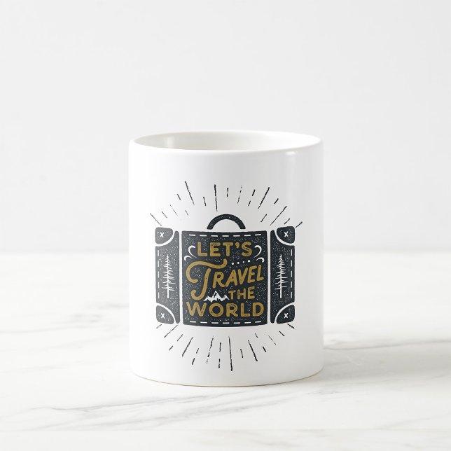 Mug Aventure de valise, parcourons le monde (Créateur téléchargé)