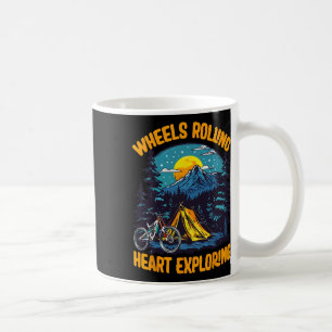 Mug Aventure de vélo de montagne Camping Roues qui rou