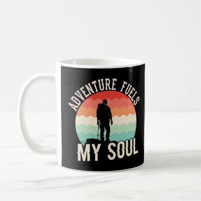 Mug Aventure Fuels My Soul - errer, explorer, répéter (Gauche)