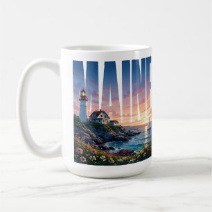 Mug Aventure océanique du phare de la côte rocheuse du