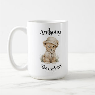 Mug Aventure Safari Bébés Animaux à l'aquarelle Mign