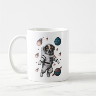 Mug Aventure spatiale avec un chien astronaute