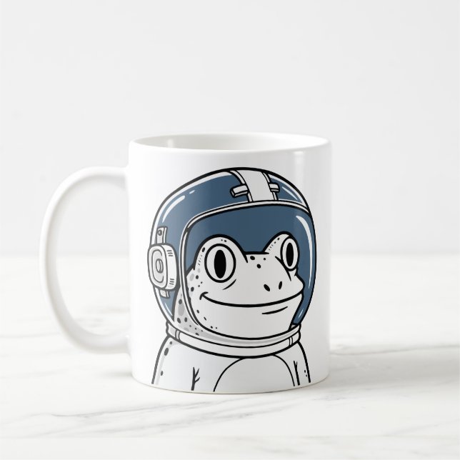 Mug Aventure spatiale de la grenouille astronaute mign (Gauche)