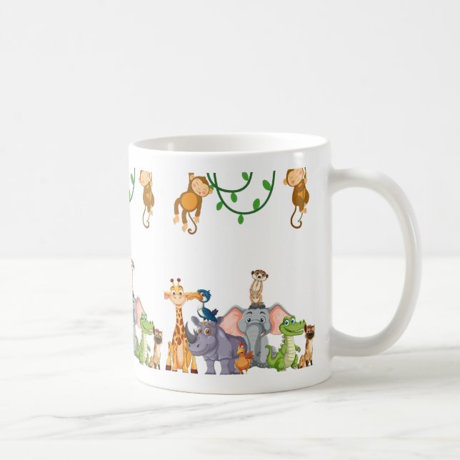 Mug Aventures dans la jungle : Jouer des animaux dans  (Droite)