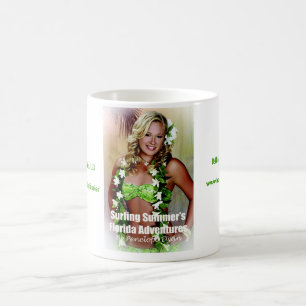Mug Aventures de la Floride de l'été surfant,