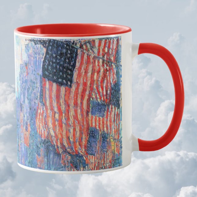 Mug Avenue dans la pluie par Frederick Childe Hassam (Créateur téléchargé)