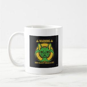 Mug Avertissement Bouledogue Français Gaz et Bisous Da