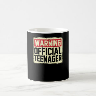 Mug Avertissement Cadeau Officiel Adolescent