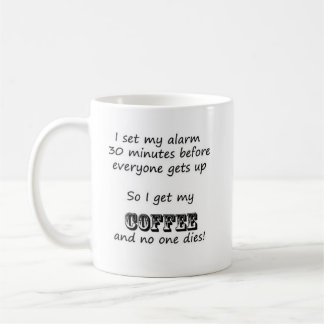 Mug Avertissement de matin