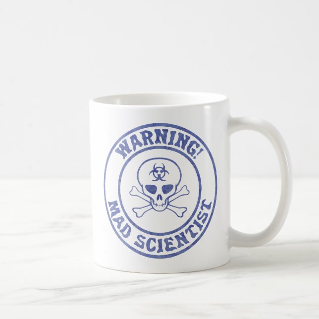 Mug Avertissement de scientifique (Droite)