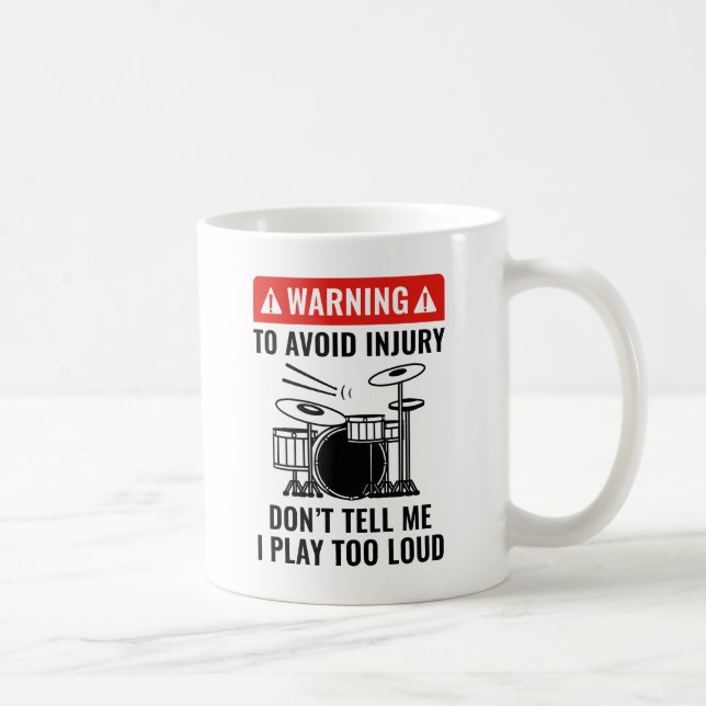 Mug Avertissement de tambour (Droite)