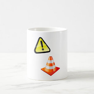 Mug Avertissement du cône de signalisation