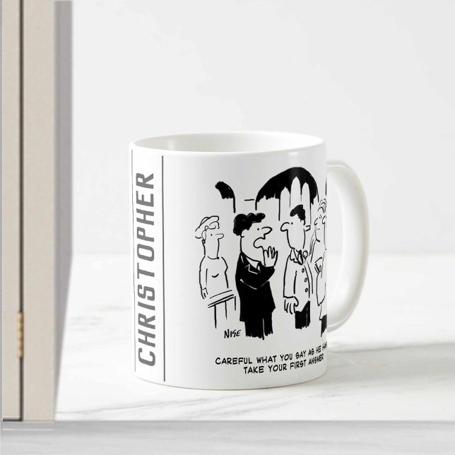 Mug Avertissement du témoin de mariage au marié (Créateur téléchargé)
