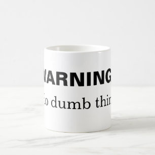Mug AVERTISSEMENT : Je fais des choses muettes
