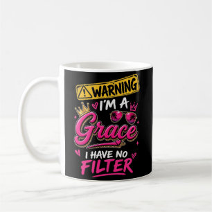 Mug Avertissement Je Suis Une Grace Je N'Ai Pas De Fil