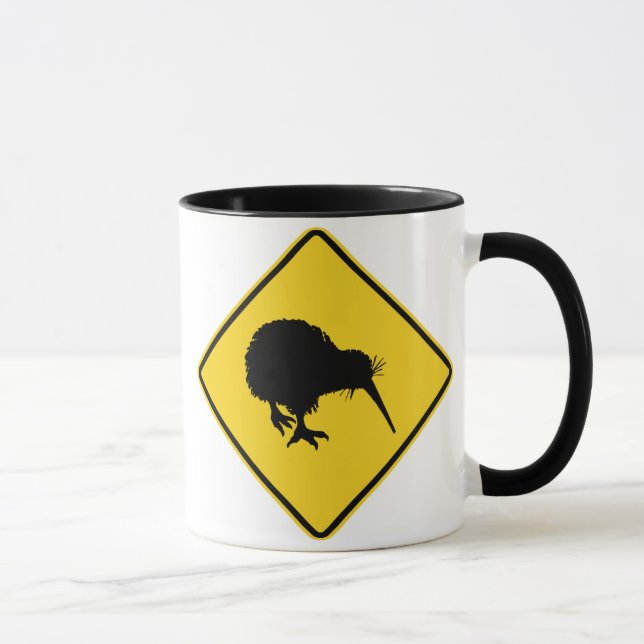 Mug Avertissement Kiwi (Droite)