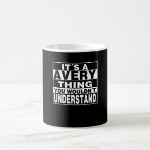 Mug AVERTISSEMENT Nom de famille Cadeau personnalisé
