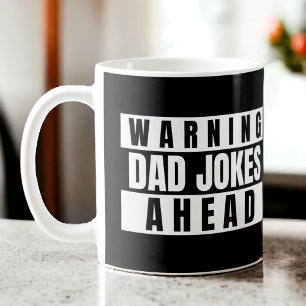 Mug Avertissement papa plaisante à l'avance