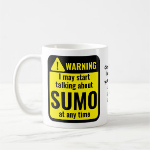Mug Avertissement Personnalisé Drôle Sumo