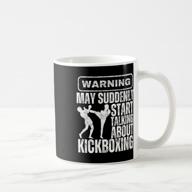 Mug Avertissement Peut Commencer à Parler Soudainement (Droite)